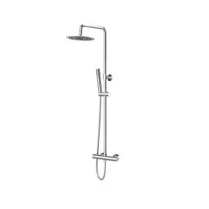 Sanirain opbouw regendouche Abona 24 cm chroom