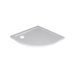 luxe douchebak SMC 1/4 rond 900x900x4 inbouw wit