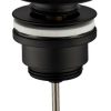 Caral clickwaste afvoerplug 5/4" mat zwart