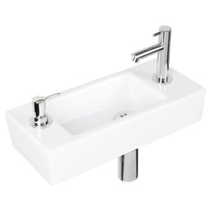 Dif Sapon Fonteinset Met Zeepdispens Wit