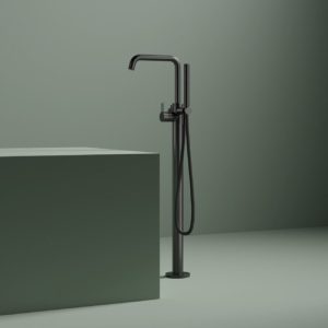 Hotbath Afbouwdeel vrijstaande badmengkraan met flexibele slang en handdouche MBP AC177EXTMBP