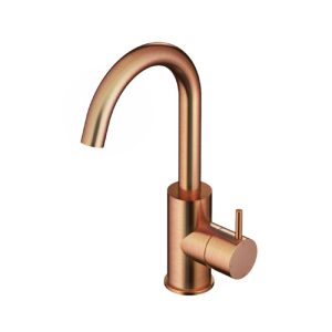 Wastafelmengkraan met draaibare uitloop zonder waste BC - Living Colours vormen een Poetsbaar patina CB004BC