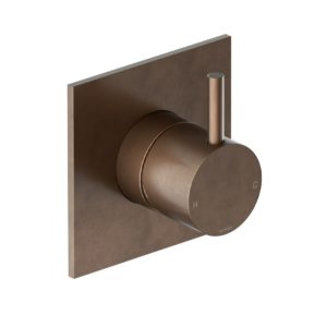 Afbouwdeel - Inbouw douchemengkraan AB - Living Colours vormen een Poetsbaar patina CB031QEXTAB