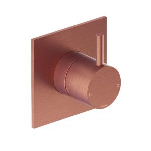 Afbouwdeel - Inbouw douchemengkraan BC - Living Colours vormen een Poetsbaar patina CB031QEXTBC