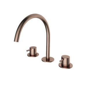 Wastafelmengkraan 3 gats BCP PVD CB033BCP