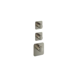 Afbouwdeel - Highflow Thermostaat met 2 stopkranen GNP PVD