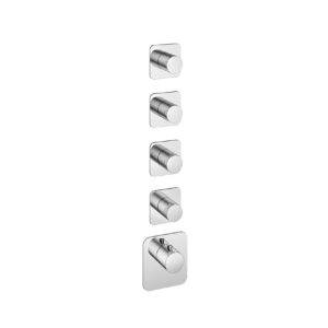 Afbouwdeel - Highflow Thermostaat met 4 stopkranen CR