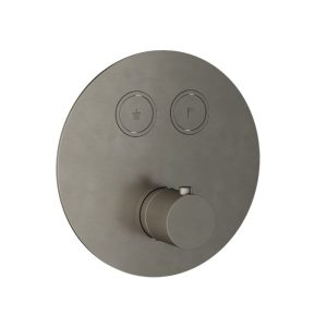 Afbouwdeel - Inbouwthermostaat met 2 pushbuttons GN