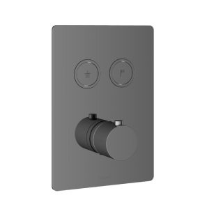 Afbouwdeel - Inbouwthermostaat met 2 pushbuttons BK