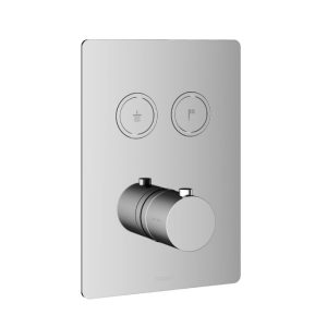 Afbouwdeel - Inbouwthermostaat met 2 pushbuttons CR