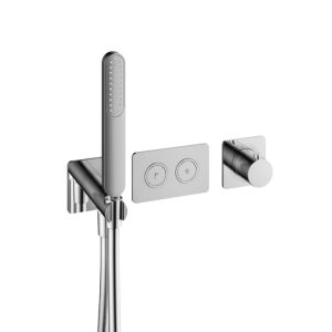 Afbouwdeel - Inbouwthermostaat met 2 pushbuttons CR