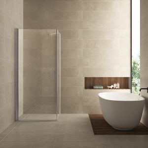 Wiesbaden Salone cabine met 1 draaideur 1000 x 1000 x 2000 x 8 mm nano helder glas/chroom