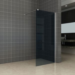 Comfort inloopdouche 800 x 2000 x 10 mm nano rookglas/chroom