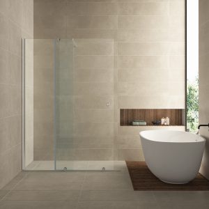 Rolso verleng inloopdouche 1000 x 2000 x 10 mm helder glas/chroom