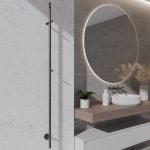 Callista elektrische staafhanddoek radiator 60 Watt 150 cm gunmetal