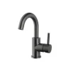 Caral wastafelkraan met draaibare uitloop gunmetal