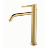 Style XL wastafelkraan hoog geborsteld messing