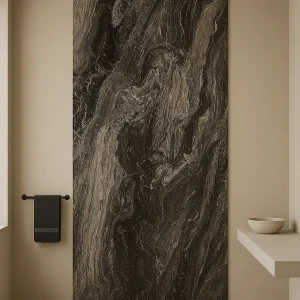 wandpaneel Pretoria Marble Zwart/Grijs