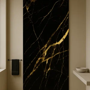 wandpaneel Hoogglans Black Gold