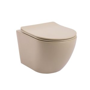 Kayvit toilet zandkleurig